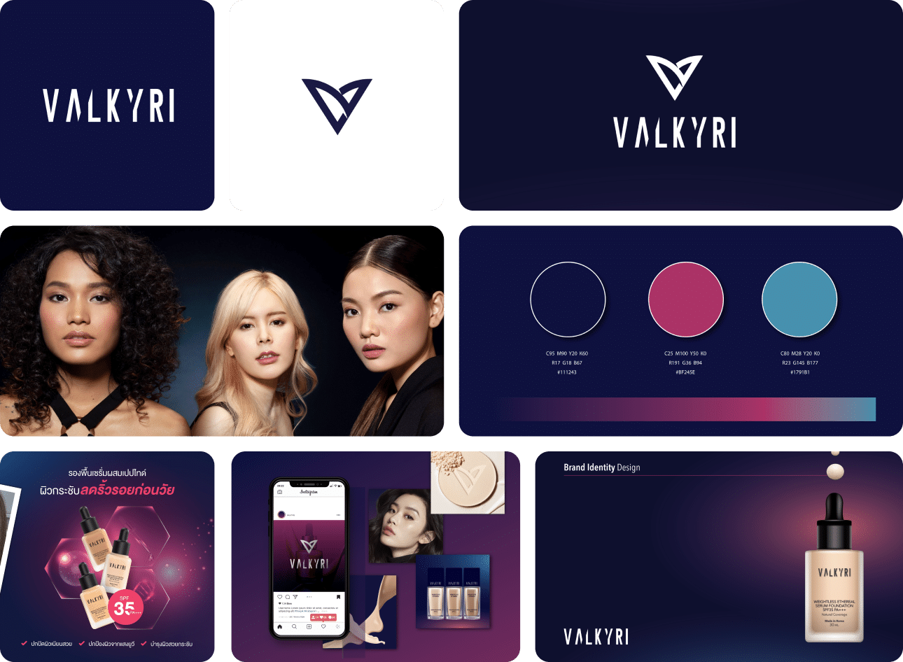 Valkyri Cosmetic Branding Service by iPlan Digital